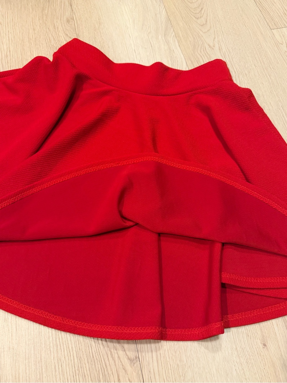 Red Women's Skater Skirt